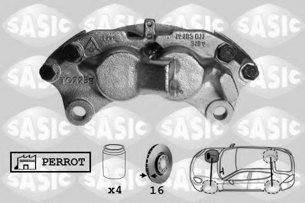 SASIC SCA6581 Brake Caliper
